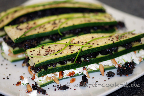 Basisch Schicht-Snack-mit-Zucchini