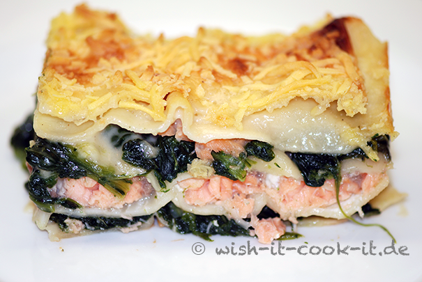 Lachs-Lasagne