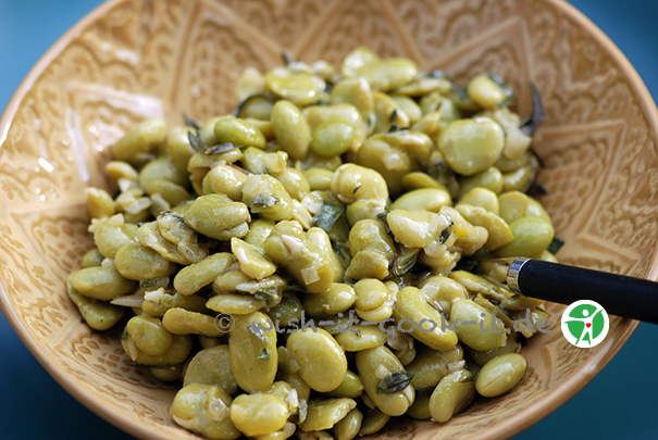 Dicke-Bohnen-Salat-basisch