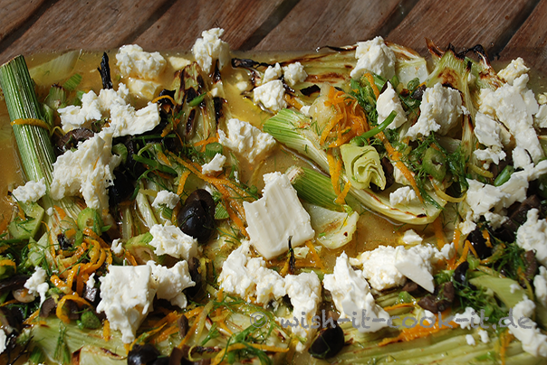 Fenchel mit Schafskäse