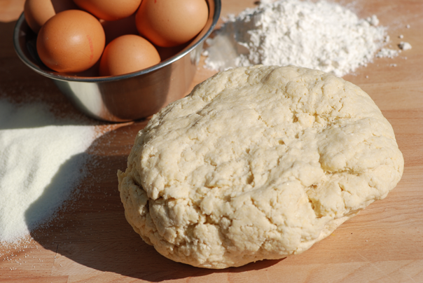 Salzteig zum Ausbacken von Fleisch