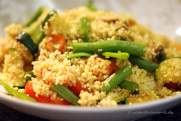 Basisch Gemüse Couscous