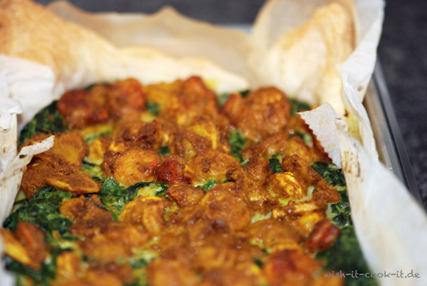 Spinat-Shrims-Quiche