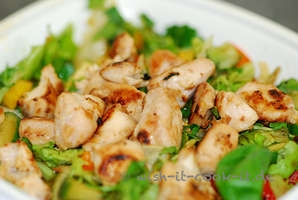 Salat-mit-Hühnchen