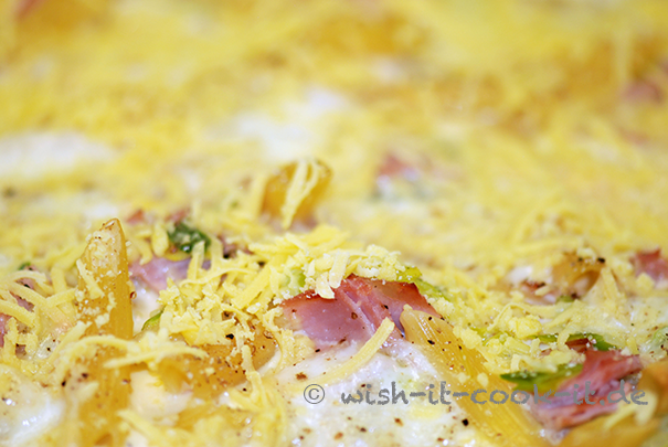 Penne-Auflauf-mit-Schinken