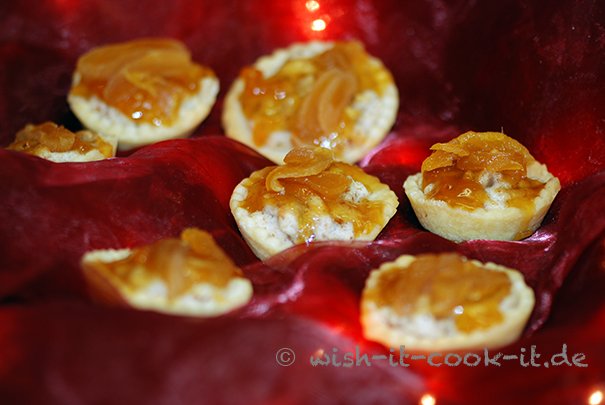 Marzipan-Aprikosen-Tarteletts