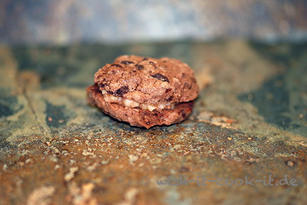 Schoko Taler mit Marzipanfüllung