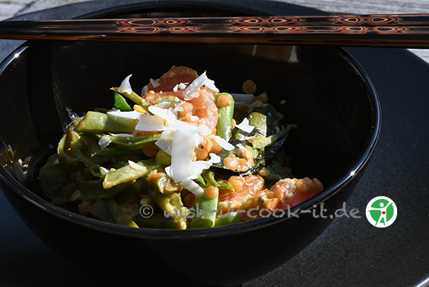 Grüne-Bohnen-Curry