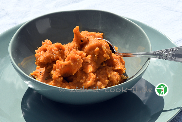 Sükartoffelpürree